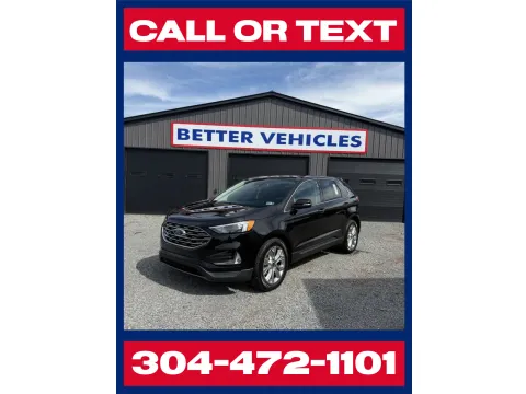 Black 2023 Ford Edge Titanium AWD for sale in Buckhannon, WV