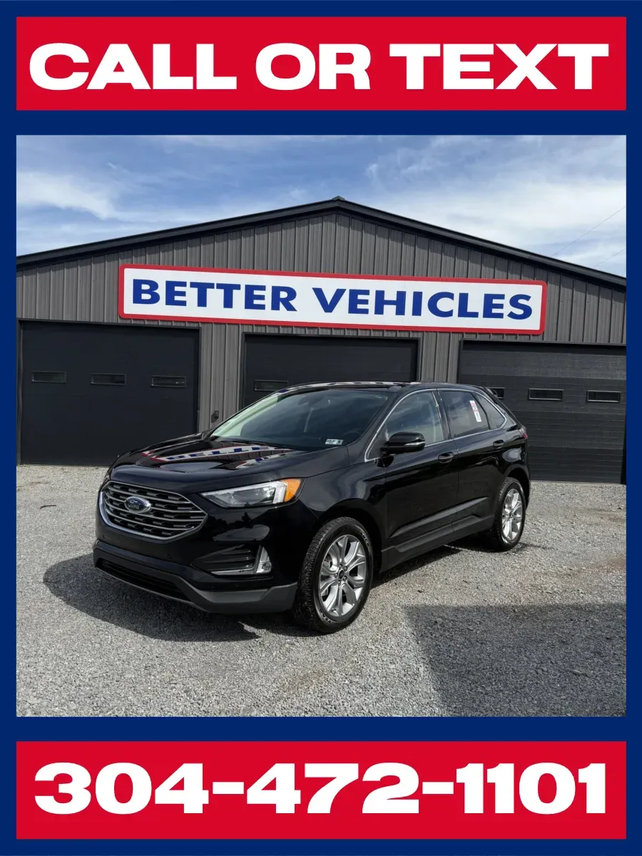 Black 2023 Ford Edge Titanium AWD for sale in Buckhannon, WV