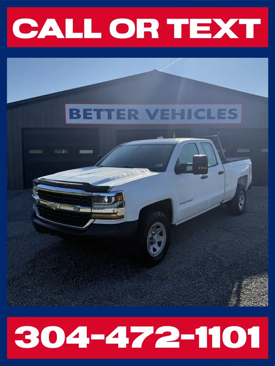 White 2017 Chevrolet Silverado 1500 Work Truck Extended Cab 4x4 for sale in Buckhannon, WV