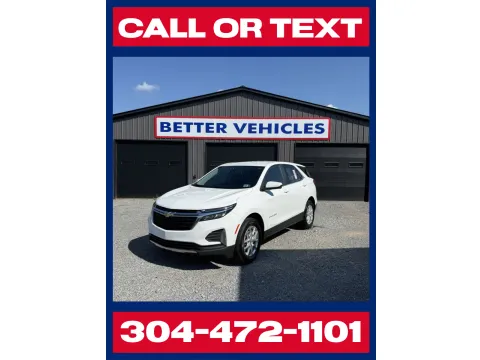 White 2022 Chevrolet Equinox LT AWD for sale in Buckhannon, WV