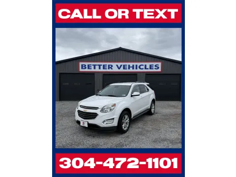 White 2017 Chevrolet Equinox LT AWD for sale in Buckhannon, WV