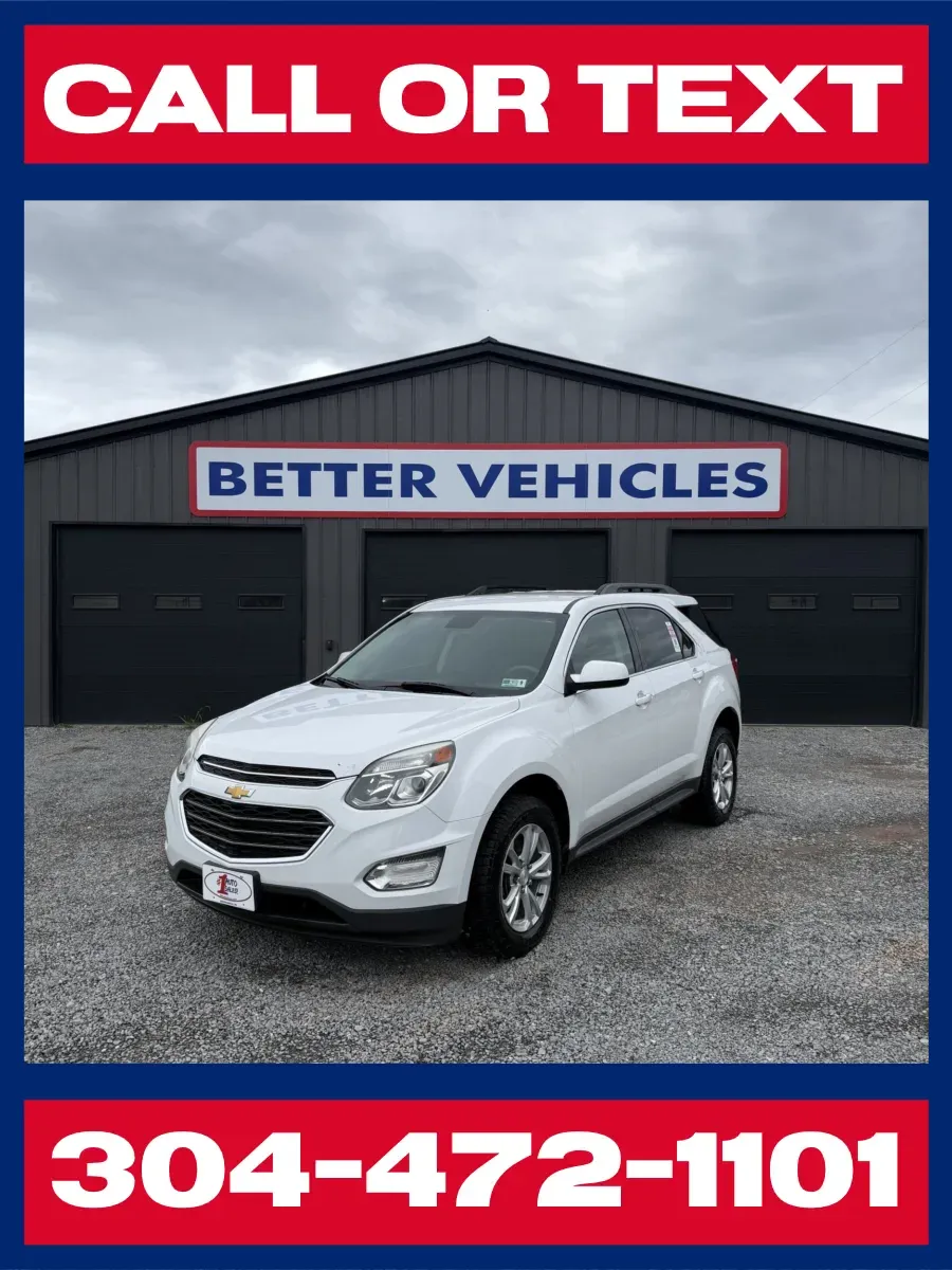 White 2017 Chevrolet Equinox LT AWD for sale in Buckhannon, WV