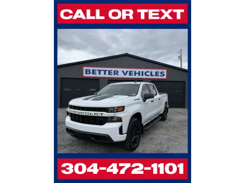 White 2021 Chevrolet Silverado 1500 Custom Crew Cab 4x4 for sale in Buckhannon, WV