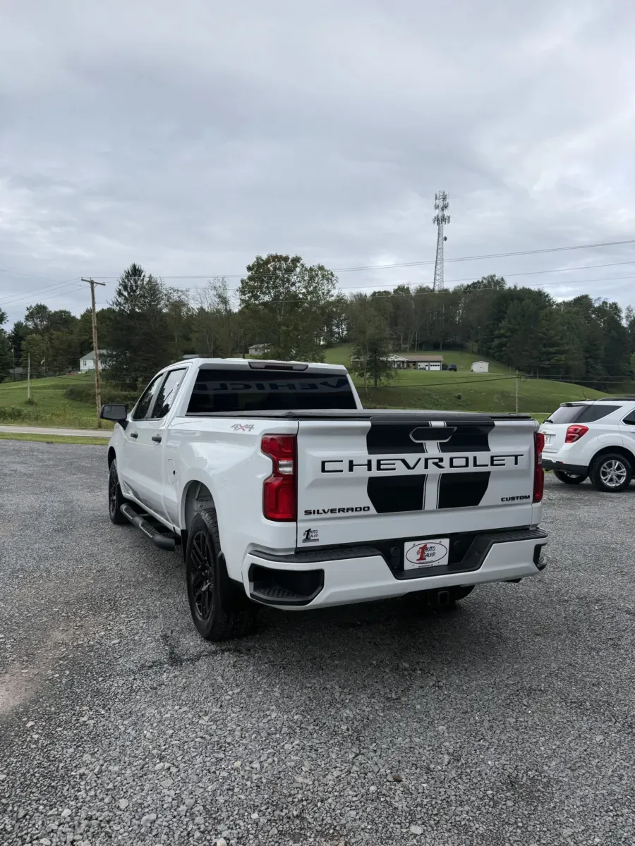 Another view of 2021 Chevrolet Silverado 1500 Custom Crew Cab 4x4 for sale in Buckhannon, WV at Number One Auto Sales