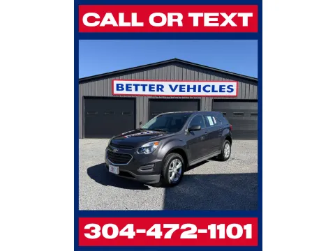 Gray 2016 Chevrolet Equinox LS AWD for sale in Buckhannon, WV
