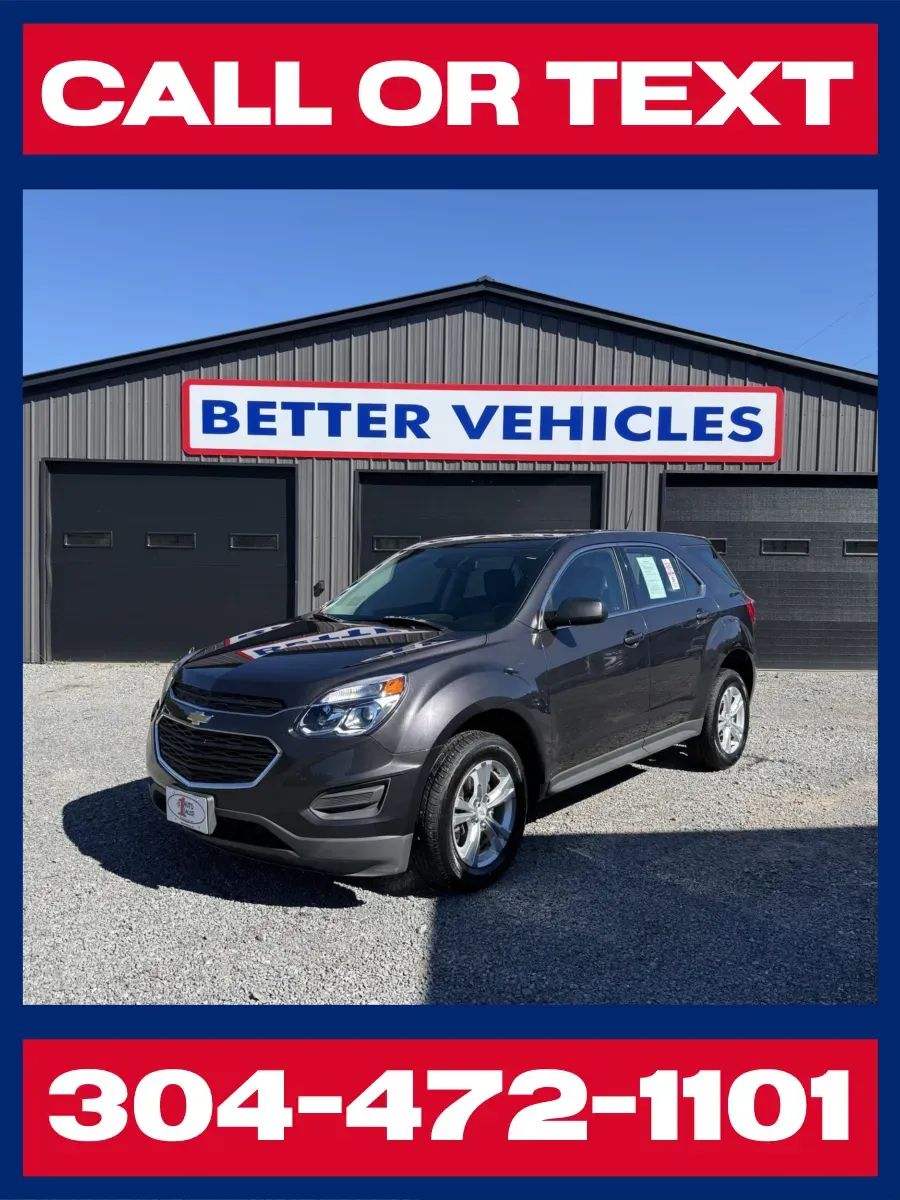 Gray 2016 Chevrolet Equinox LS AWD for sale in Buckhannon, WV