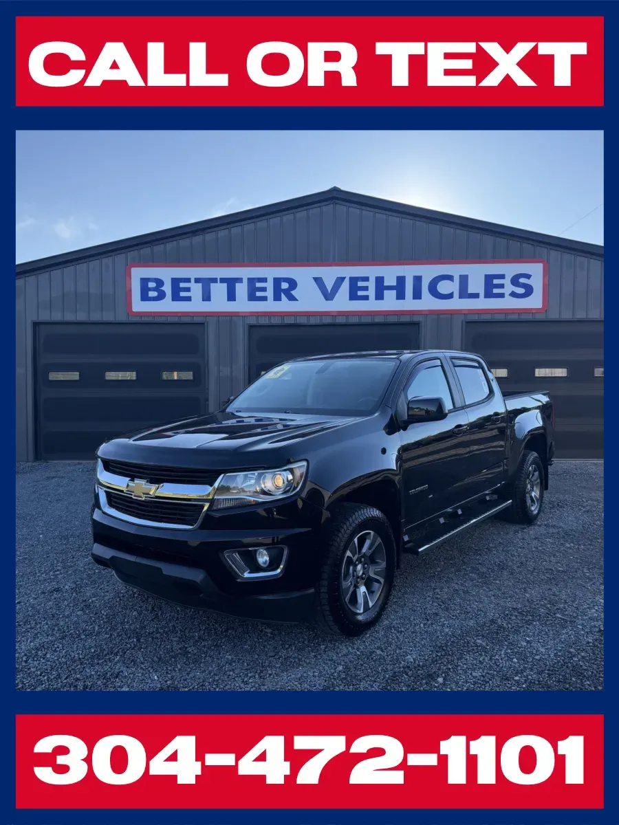 Black 2015 Chevrolet Colorado Crew Cab Z71 4WD for sale in Buckhannon, WV