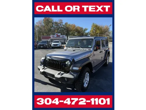 Silver 2020 Jeep Wrangler Unlimited Unlimited Sport 4x4 for sale in Buckhannon, WV