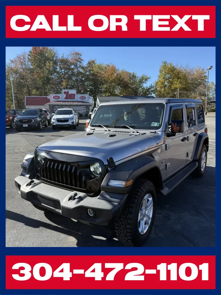 Silver 2020 Jeep Wrangler Unlimited Unlimited Sport 4x4 for sale in Buckhannon, WV
