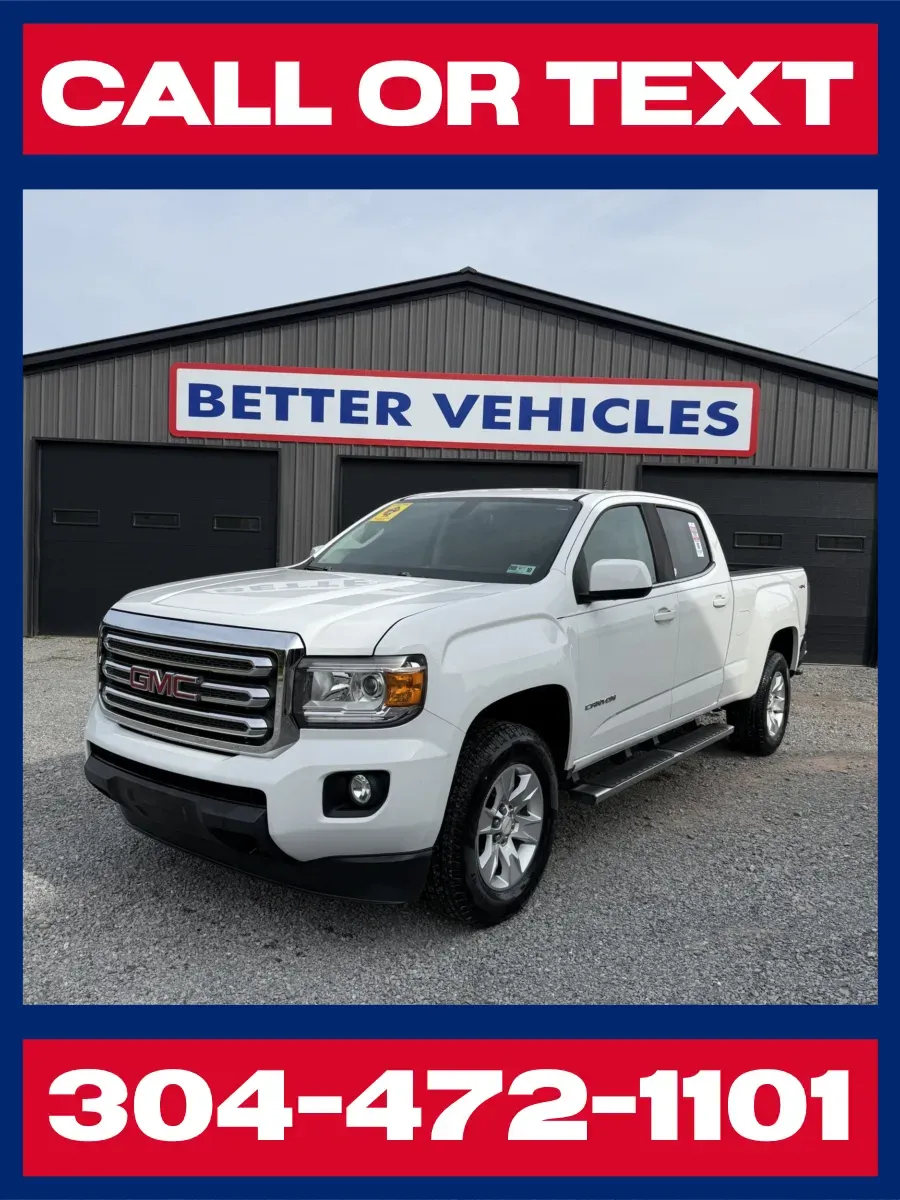 White 2015 GMC Canyon SLE Crew Cab 4x4 for sale in Buckhannon, WV