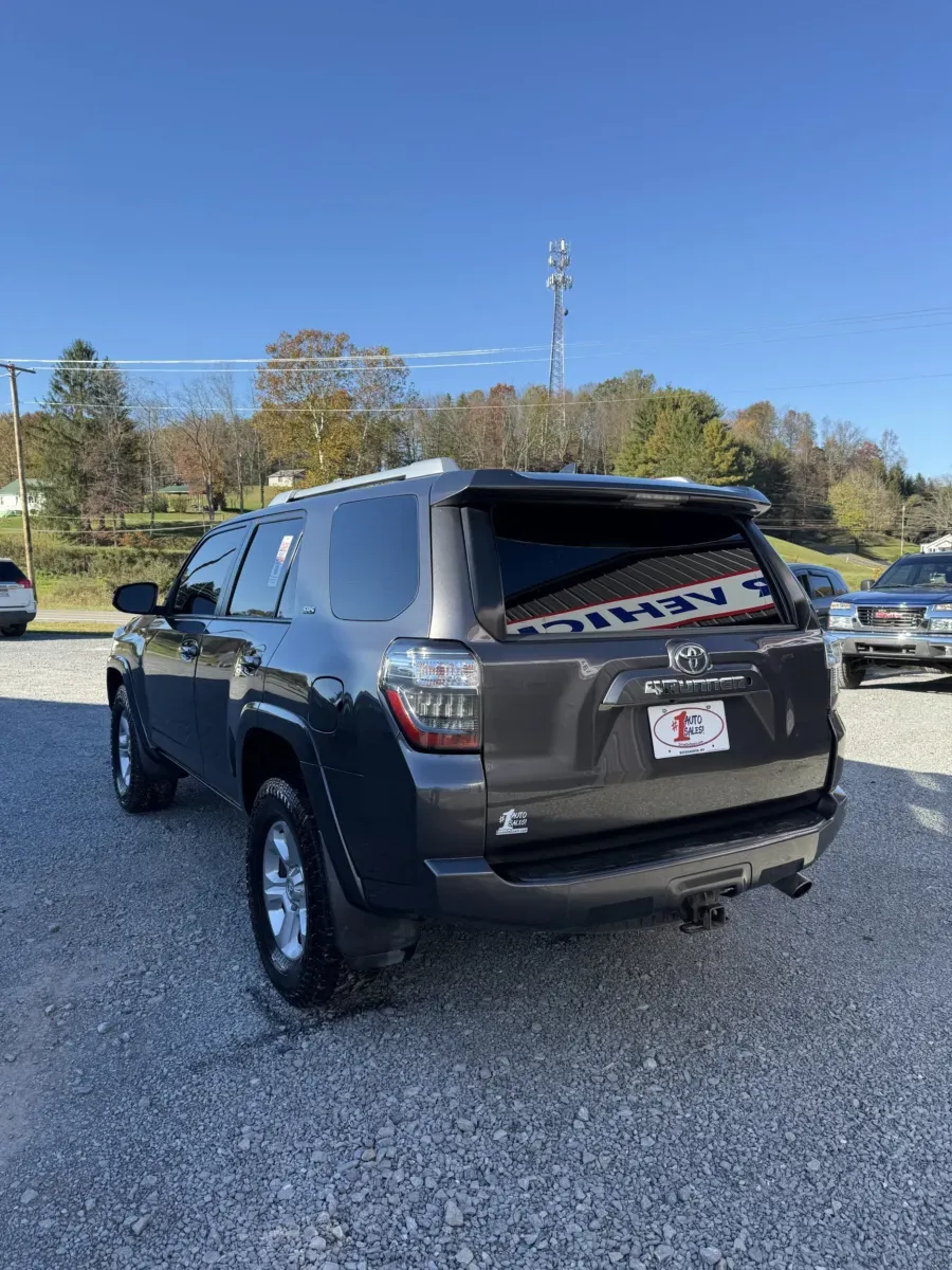 Another view of 2018 Toyota 4Runner SR5 Premium 4X4 for sale in Buckhannon, WV at Number One Auto Sales