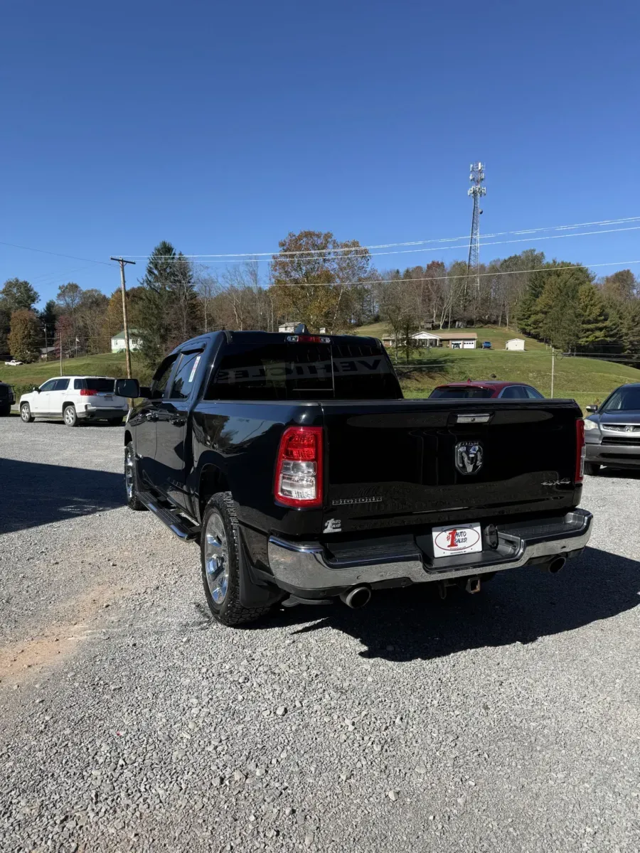 Another view of 2019 Ram 1500 Big Horn Crew Cab 4x4 for sale in Buckhannon, WV at Number One Auto Sales