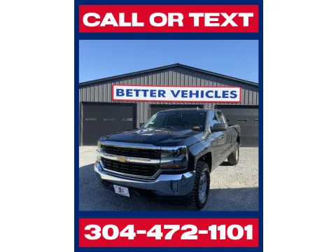 Gray 2017 Chevrolet Silverado 1500 LT Extended Cab 4x4 for sale in Buckhannon, WV