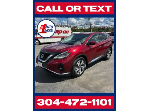 Red 2021 Nissan Murano SL AWD for sale in Buckhannon, WV