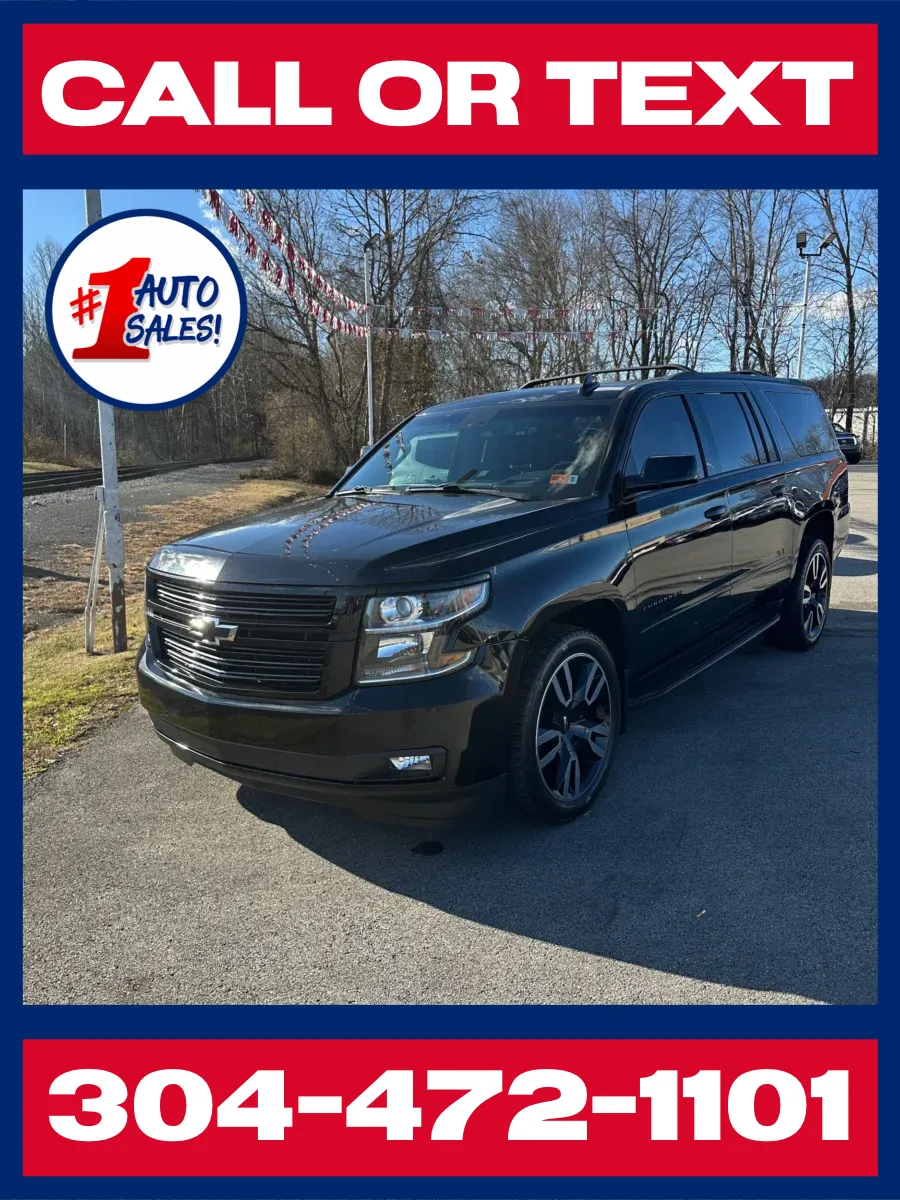 Black 2019 Chevrolet Suburban Premier 4X4 for sale in Buckhannon, WV
