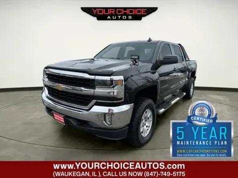 Black 2017 Chevrolet Silverado 1500 LT for sale in Waukegan, IL