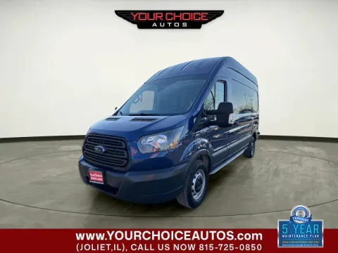 Blue 2017 Ford Transit Van 250 3dr LWB High Roof Cargo Van w/Sliding Passenger Side Door for sale in Waukegan, IL