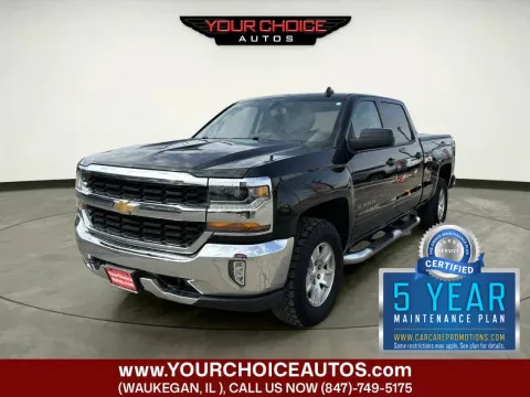 Black 2018 Chevrolet Silverado 1500 LT for sale in Waukegan, IL