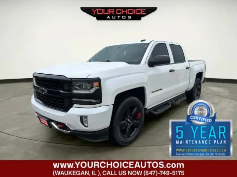 White 2018 Chevrolet Silverado 1500 LTZ for sale in Waukegan, IL