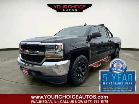 Black 2018 Chevrolet Silverado 1500 LT for sale in Waukegan, IL