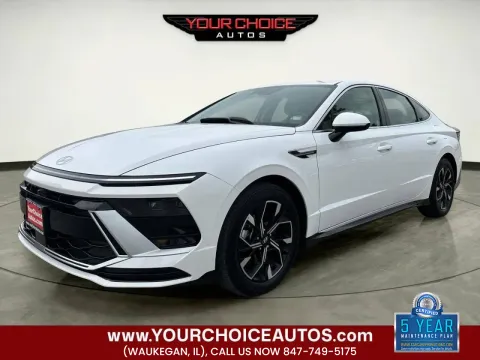 White 2025 Hyundai Sonata SEL for sale in Waukegan, IL