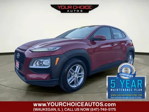 Red 2020 Hyundai Kona SE for sale in Waukegan, IL