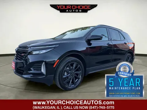 Black 2024 Chevrolet Equinox RS for sale in Waukegan, IL