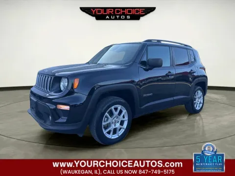 Black 2022 Jeep Renegade Latitude for sale in Waukegan, IL