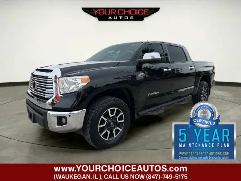 Black 2017 Toyota Tundra Limited for sale in Waukegan, IL