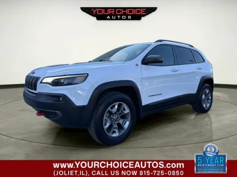 White 2019 Jeep Cherokee Trailhawk for sale in Waukegan, IL