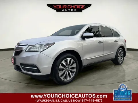 Silver 2014 Acura MDX Tech Pkg for sale in Waukegan, IL