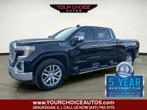 Black 2021 GMC Sierra 1500 SLT for sale in Waukegan, IL