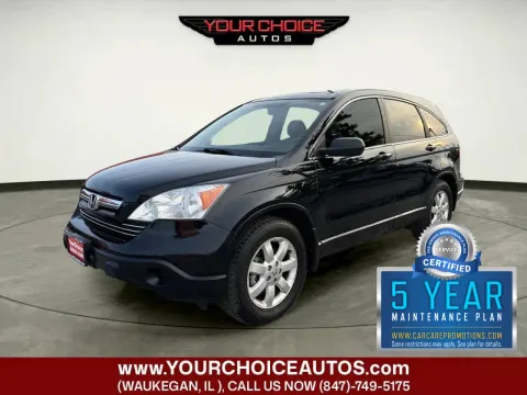 Black 2009 Honda CR-V EX-L for sale in Waukegan, IL
