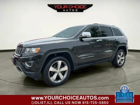 Black 2016 Jeep Grand Cherokee Limited for sale in Waukegan, IL
