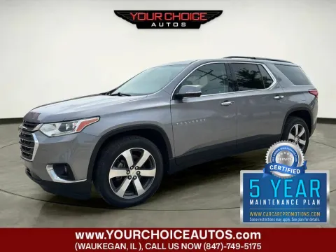 Gray 2019 Chevrolet Traverse LT Leather for sale in Waukegan, IL