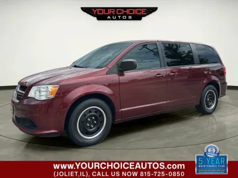 Red 2018 Dodge Grand Caravan SE for sale in Waukegan, IL