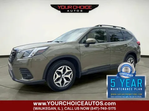 Green 2023 Subaru Forester Premium for sale in Waukegan, IL