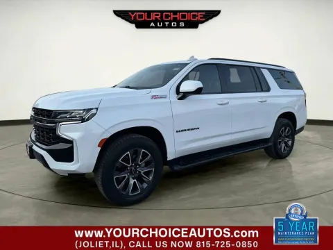 White 2022 Chevrolet Suburban Z71 for sale in Waukegan, IL