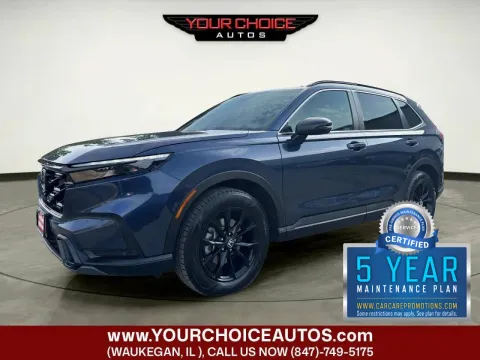 Blue 2024 Honda CR-V Hybrid Sport-L for sale in Waukegan, IL