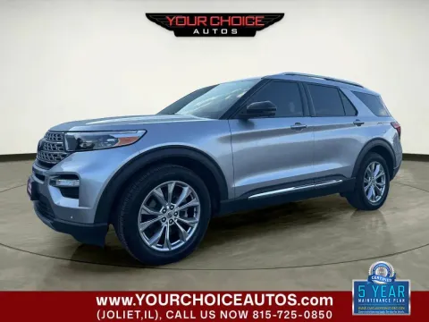 Silver 2020 Ford Explorer Limited for sale in Waukegan, IL