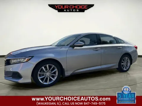 Silver 2022 Honda Accord Sedan LX for sale in Waukegan, IL