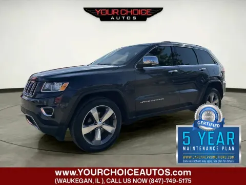 Gray 2016 Jeep Grand Cherokee Limited for sale in Waukegan, IL