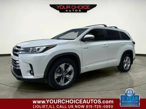 White 2019 Toyota Highlander Limited AWD 4dr SUV for sale in Waukegan, IL