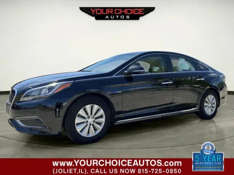 Black 2016 Hyundai Sonata Hybrid SE for sale in Waukegan, IL
