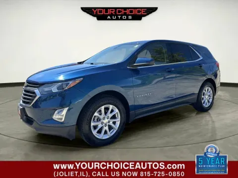 Blue 2020 Chevrolet Equinox LT for sale in Waukegan, IL