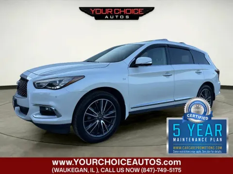 White 2017 INFINITI QX60 Base AWD 4dr SUV for sale in Waukegan, IL