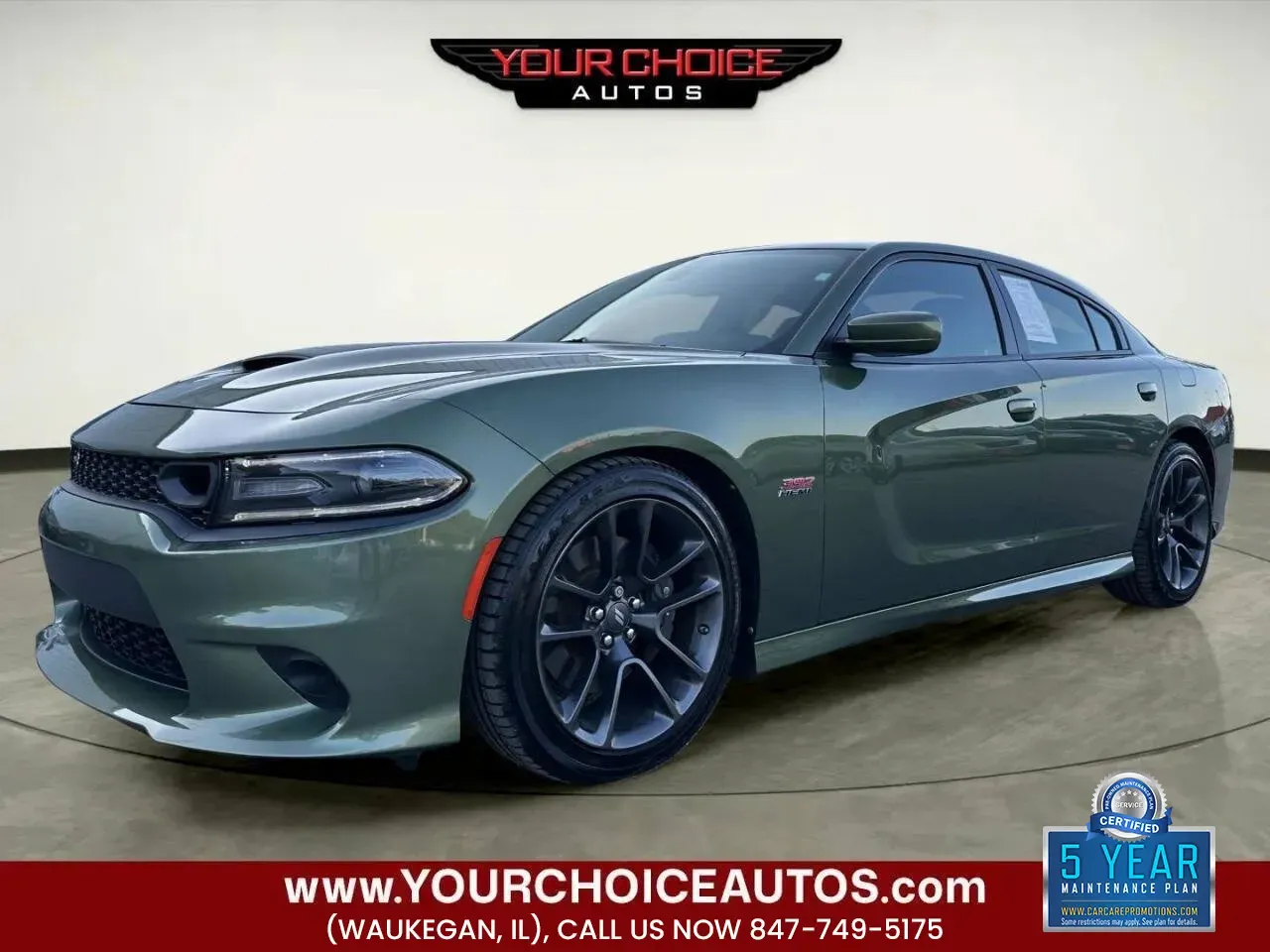 Green 2021 Dodge Charger Scat Pack for sale in Waukegan, IL