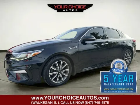 Black 2019 Kia Optima EX for sale in Waukegan, IL