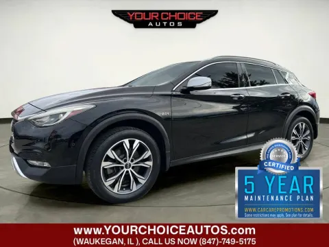 Black 2017 INFINITI QX30 Premium for sale in Waukegan, IL