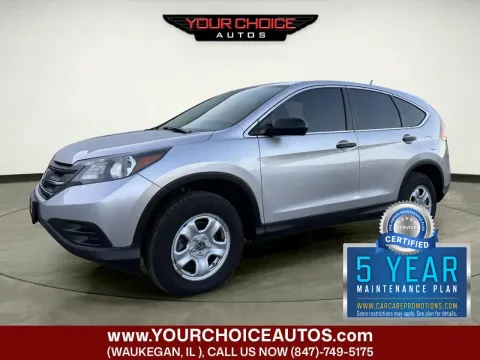 Silver 2014 Honda CR-V LX for sale in Waukegan, IL